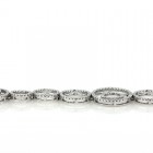 1.56 Cts. 14K White Gold Diamond Bracelet